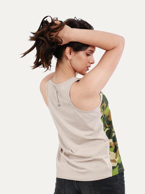 Camouflage Printed Women's Tanks (Pack of 4)