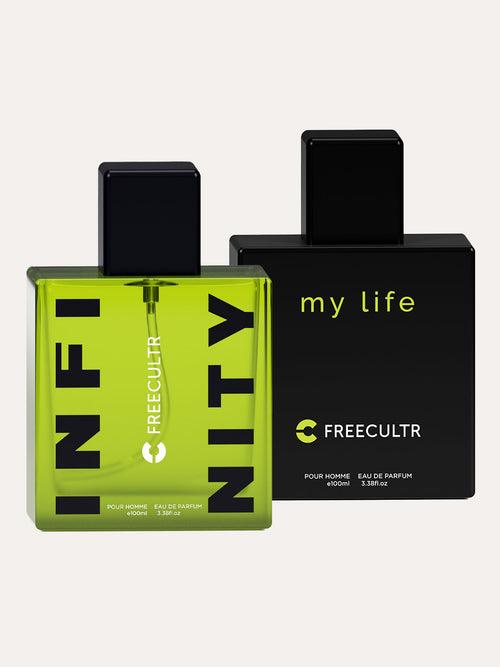 EDP Perfume for Men - My Life-100 ML & Infinity-100 ML Pack Of 2