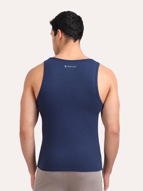 Regular Fit Organic Cotton Comfort Vest for Men (Pack of 2)