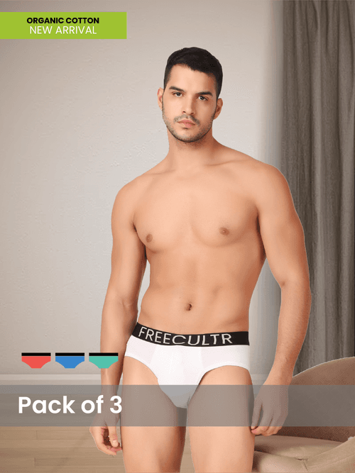 Men's Organic Cotton Briefs Pack of 3