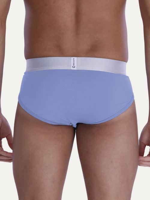 Men's Anti-Bacterial Micro Modal Briefs with Silverfox Waistband (Pack of 3)