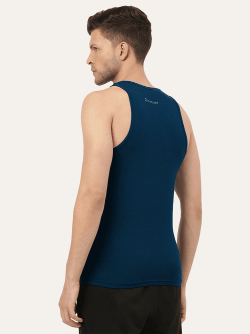 Twin Skin Organic Bamboo Vest - Comfort Fit (Pack Of 1)