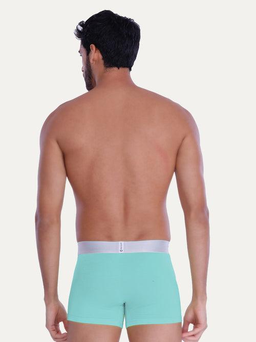 Men's Anti-Bacterial Micro Modal Trunks with Silverfox Waistband (Pack of 3)