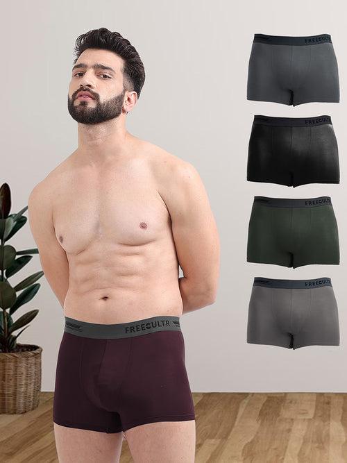 Men's Anti-Bacterial Micro Modal Trunk (Pack of 5)