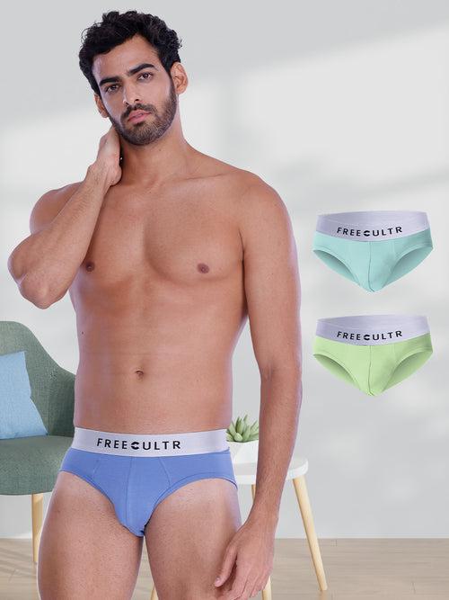 Men's Anti-Bacterial Micro Modal Briefs with Silverfox Waistband (Pack of 3)