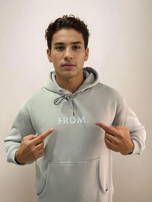 FRDM. Pearl Grey Hoodie