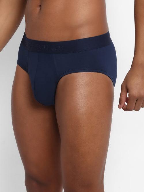 Men's Anti-Bacterial Micro Modal Brief in Solid Waistband (Pack of 1)