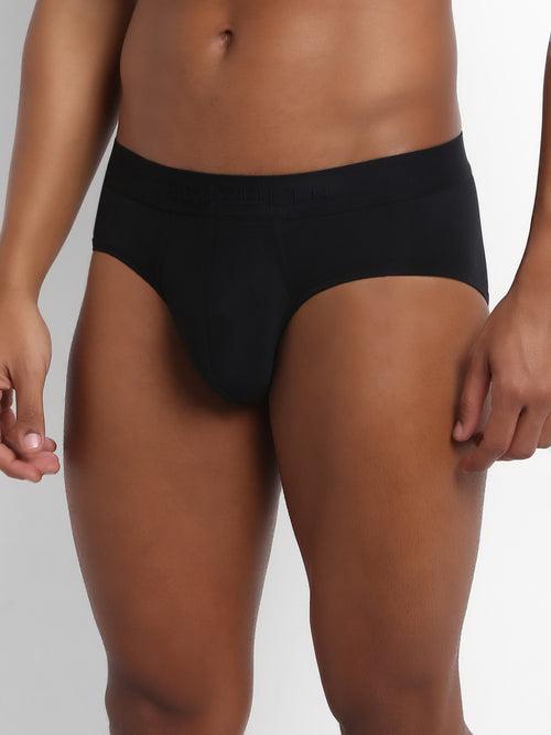 Men's Anti-Bacterial Micro Modal Brief in Solid Waistband (Pack of 3)