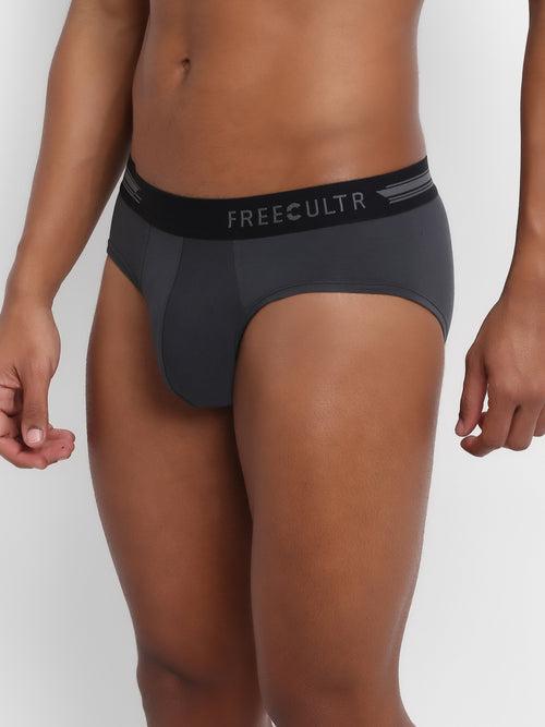 Men's Anti-Bacterial Micro Modal Brief in Contrast Waistband (Pack of 2)