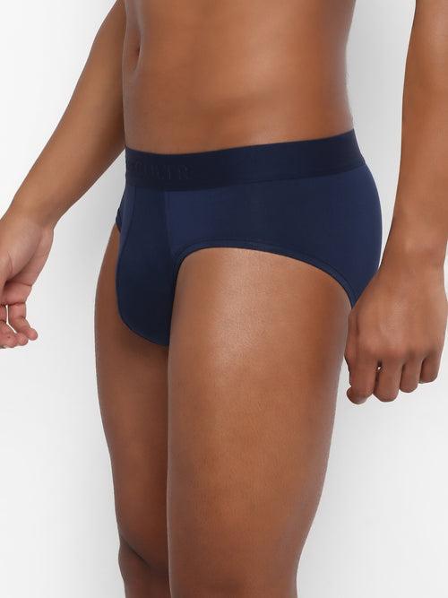 Men's Anti-Bacterial Micro Modal Brief in Solid Waistband (Pack of 3)