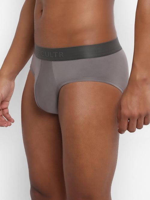 Men's Anti-Bacterial Micro Modal Brief in Solid Waistband (Pack of 3)