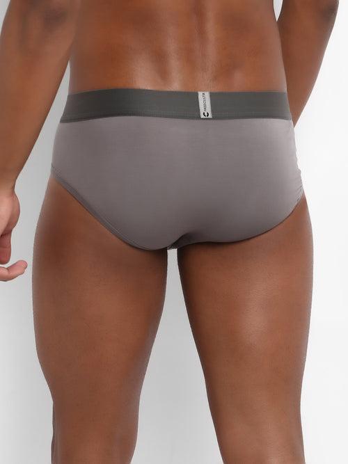 Men's Anti-Bacterial Micro Modal Brief in Solid Waistband (Pack of 1)