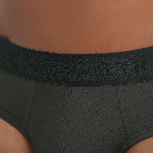 Men's Anti-Bacterial Micro Modal Brief in Solid Waistband (Pack of 1)