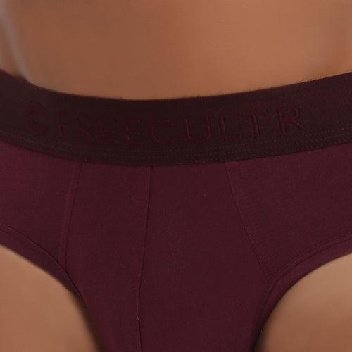 Men's Anti-Bacterial Micro Modal Brief in Solid Waistband (Pack of 3)