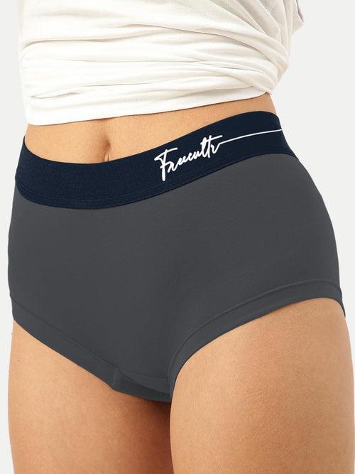 Women's Micro Modal Boxer Brief With Cult Waistband (Pack of 1)
