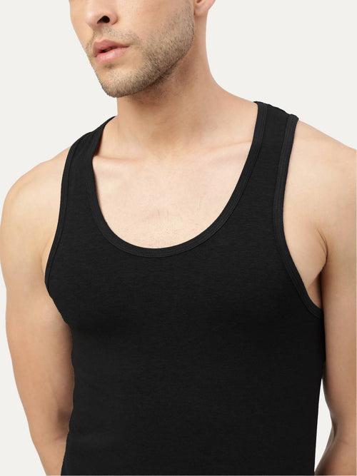 Twin Skin Organic Bamboo Vest - Comfort Fit (Pack Of 1)