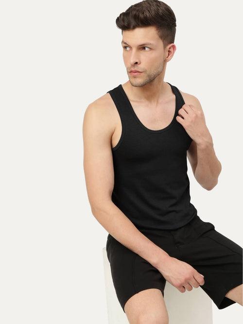 Twin Skin Organic Bamboo Vest - Comfort Fit (Pack Of 1)