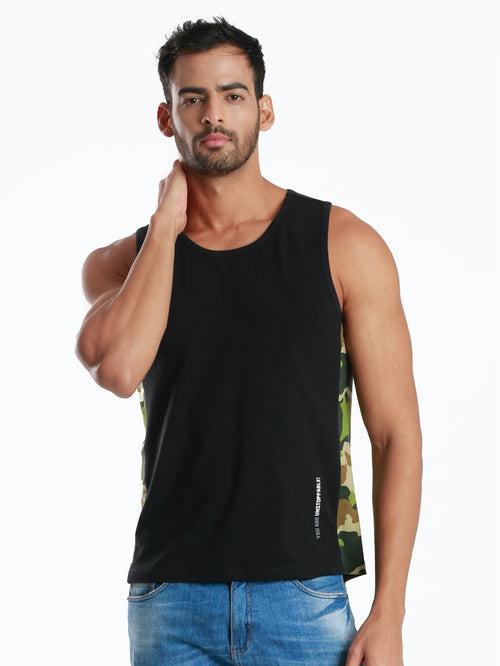 Active Fit Camo Printed Bamboo Vest (Pack of 3)