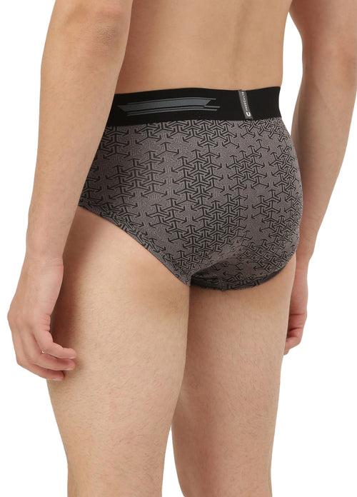 Men's Anti-Bacterial Printed Micro Modal Brief (Pack of 2)