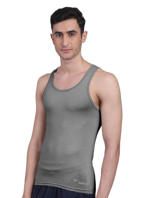 Twin Skin Organic Bamboo Vest - Comfort Fit (Pack of 3)