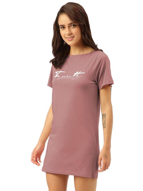 Twin Skin Women's T-shirt Dress (Pack of 1)