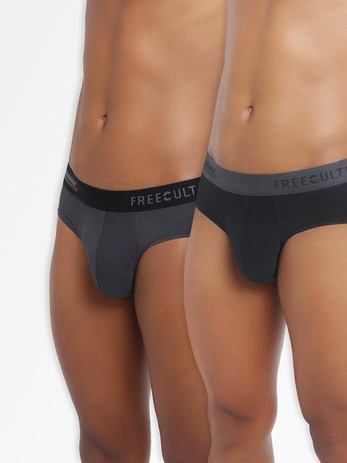 Men's Anti-Bacterial Micro Modal Brief in Contrast Waistband (Pack of 2)