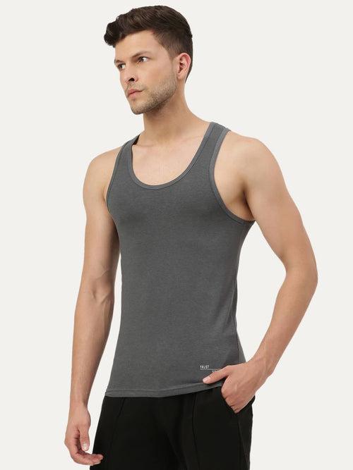 Twin Skin Organic Bamboo Vest - Comfort Fit (Pack Of 1)