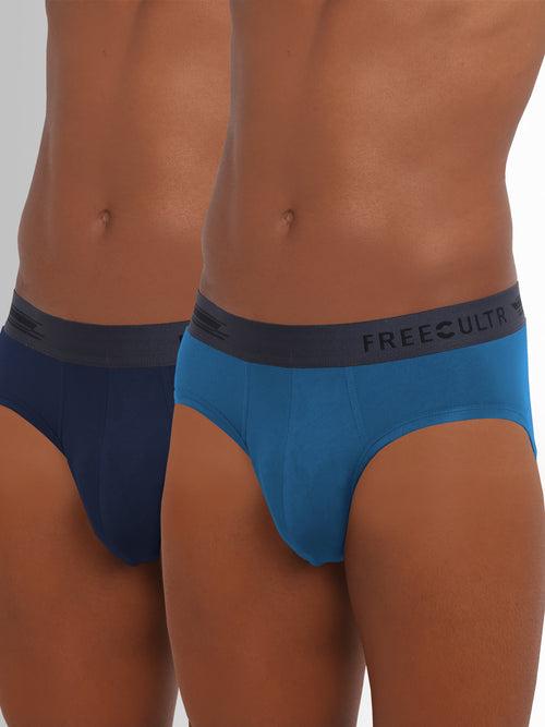 Men's Anti-Bacterial Micro Modal Brief in Contrast Waistband (Pack of 2)