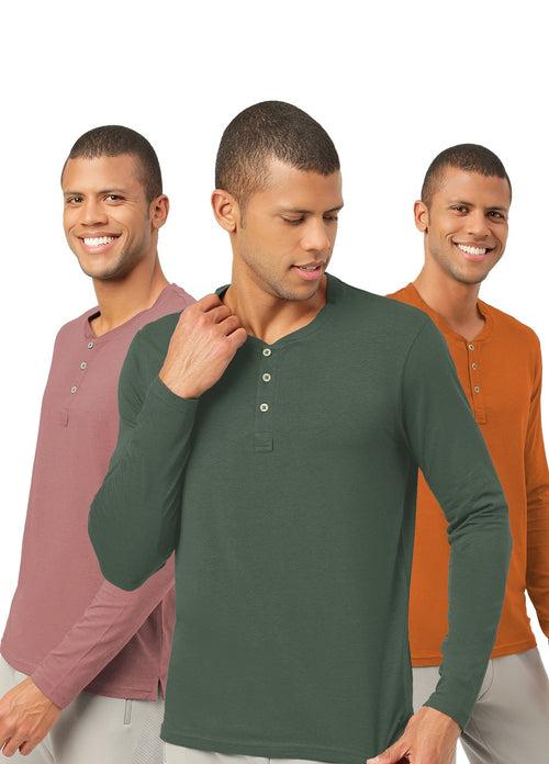 Henley 2.0 - Full Sleeves (Pack of 3)