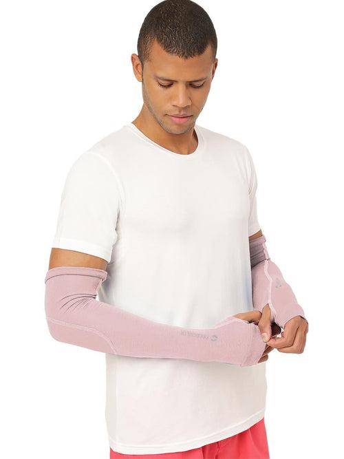 Unisex White Arm Sleeves (Pack of 2)