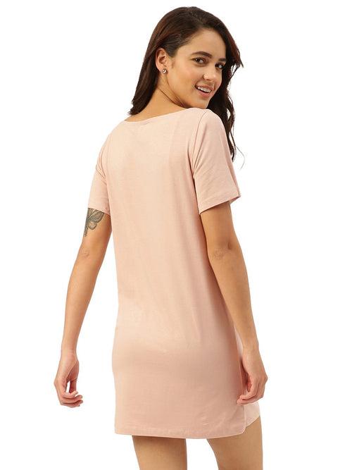 Twin Skin Women's T-shirt Dress (Pack of 1)