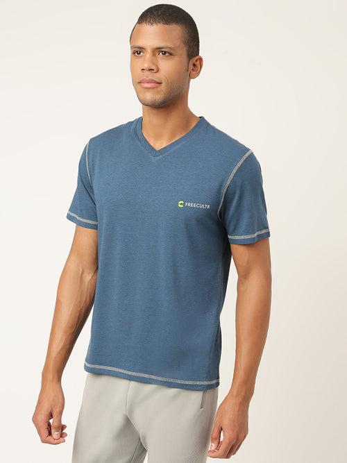 Men's Organic Bamboo Casual Tees - V-Neck (Pack Of 1)