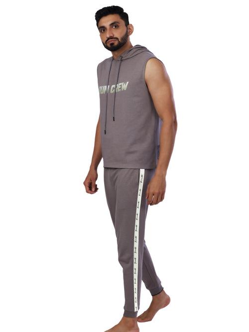 Men Grey Modal Co-ord Set