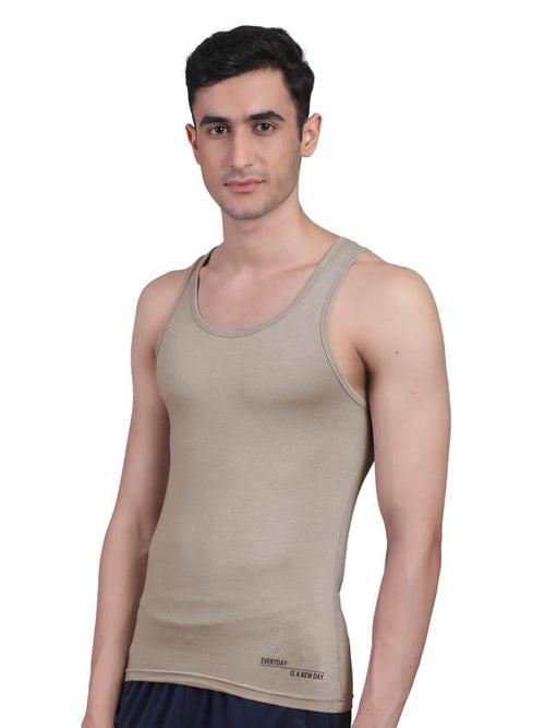 Twin Skin Organic Bamboo Vest - Comfort Fit (Pack of 3)