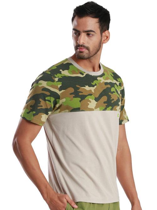 Ander Sand Camo Printed Organic Bamboo T-Shirt (Pack Of 1)