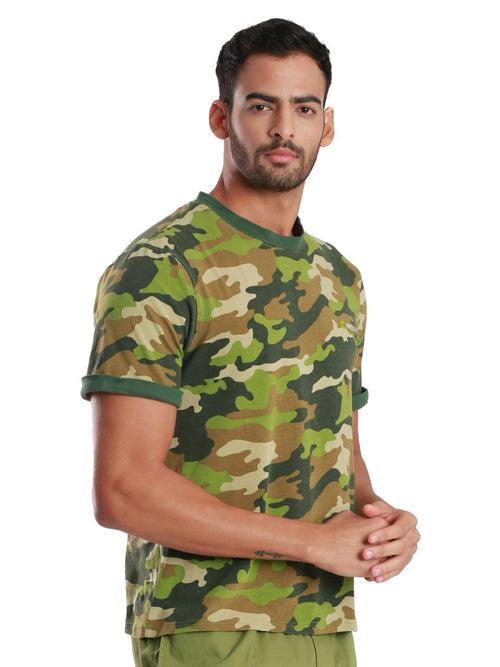 Camo Printed Organic Bamboo T-Shirt (Pack of 2)