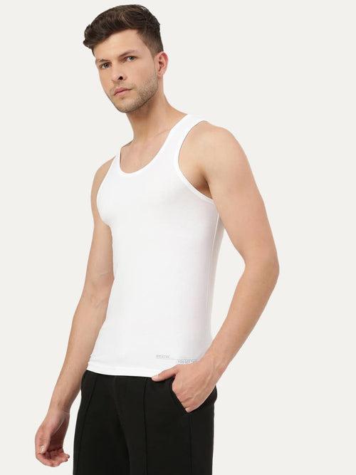 Twin Skin Organic Bamboo Vest - Comfort Fit (Pack Of 1)