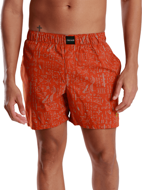 Men's All-Day Boxer Shorts Plain & Printed - (Pack of 3)