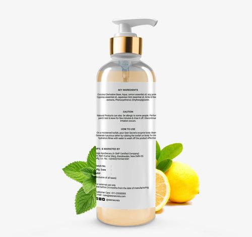 Lemon, Cypress & Japanese Mint Stimulating Soy Milk Enzyme Body Cleanser, 200ml