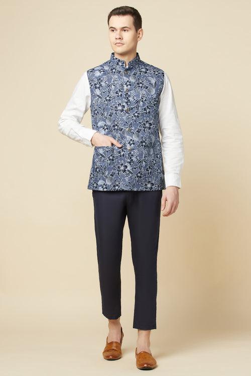 Pineapple Print Bundi Jacket