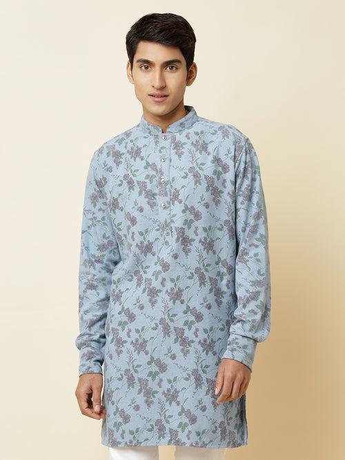 Denim Printed Kurta