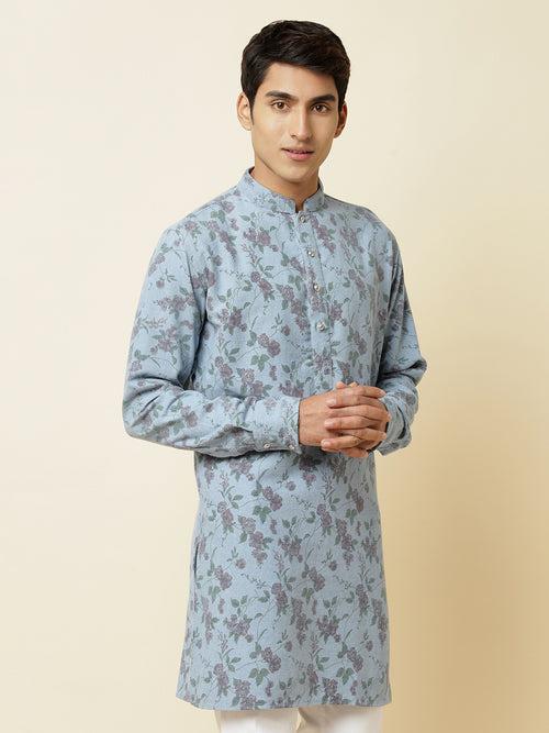 Denim Printed Kurta