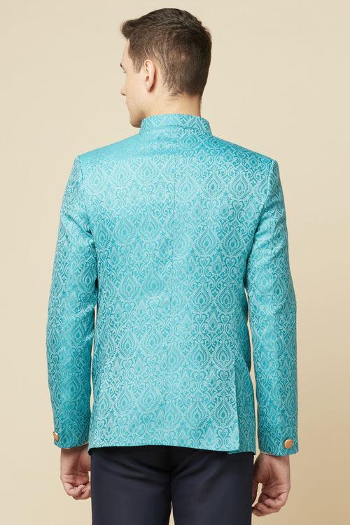 Green Brocade Jodhpuri Jacket