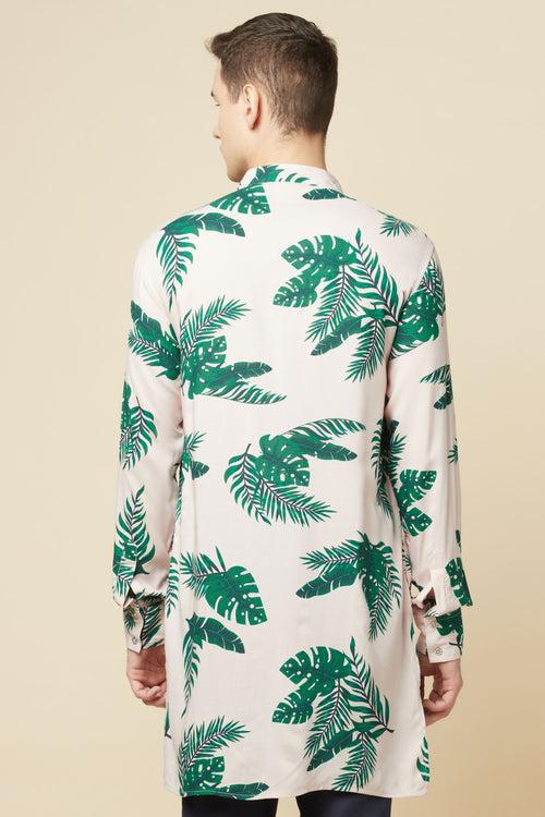 Tropical Print Kurta