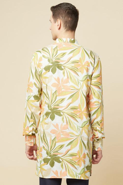 Floral Print Kurta