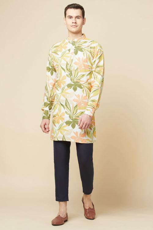 Floral Print Kurta