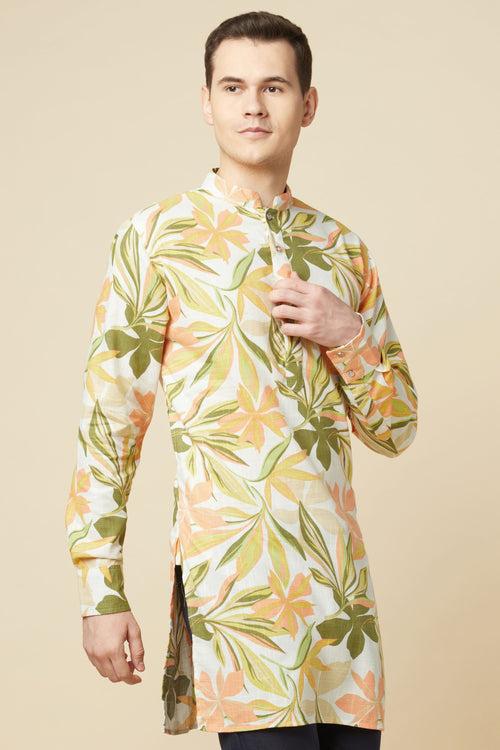 Floral Print Kurta