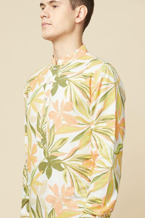 Floral Print Kurta