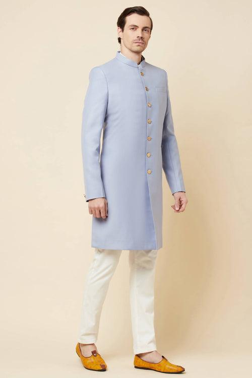 Pale Blue Sherwani Set