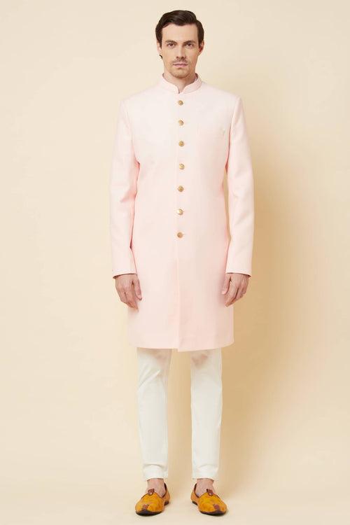 Pale Pink Sherwani Set